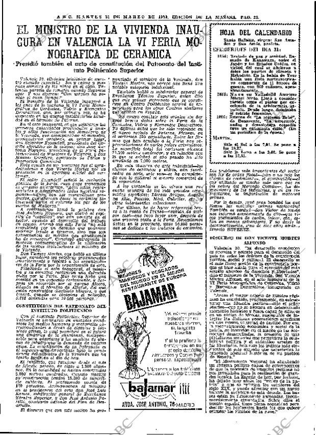 ABC MADRID 31-03-1970 página 29