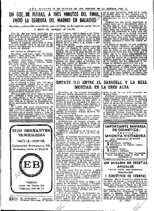 ABC MADRID 31-03-1970 página 47