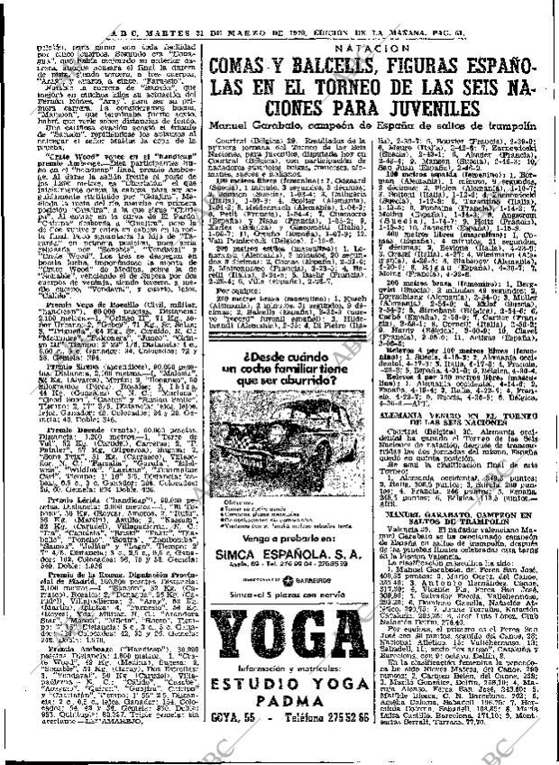 ABC MADRID 31-03-1970 página 51