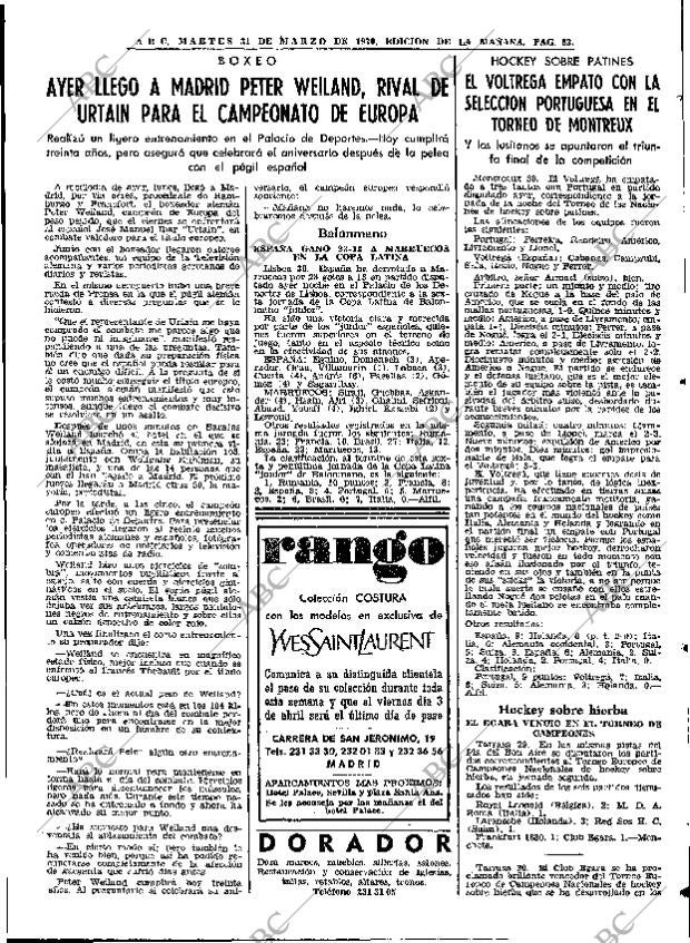 ABC MADRID 31-03-1970 página 53