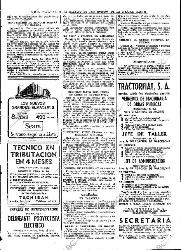 ABC MADRID 31-03-1970 página 58
