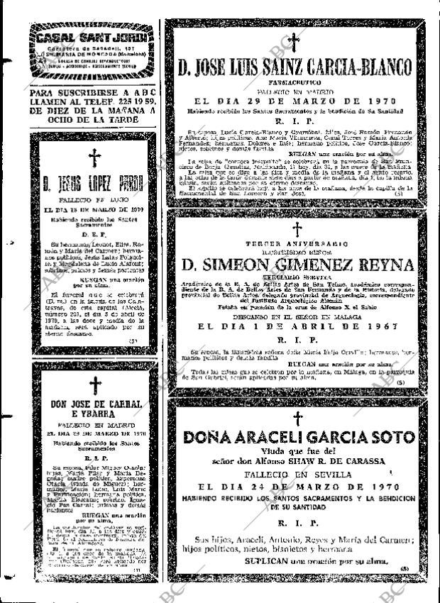 ABC MADRID 31-03-1970 página 86