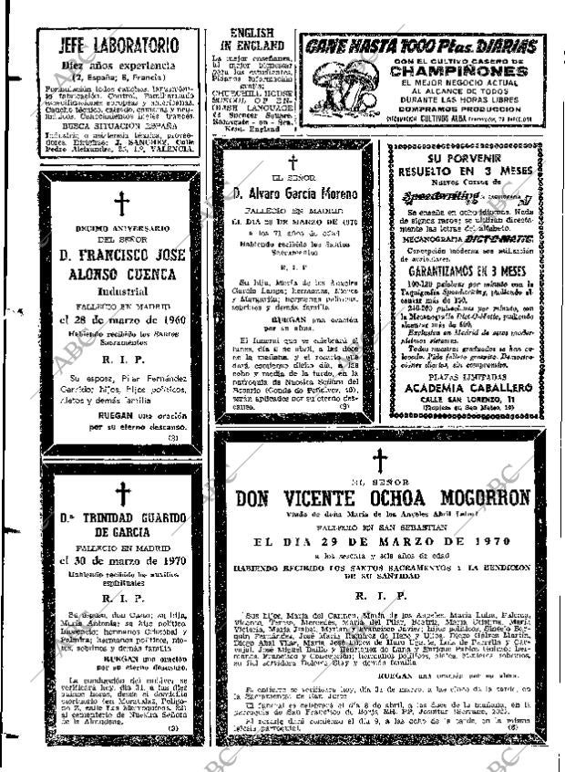 ABC MADRID 31-03-1970 página 88