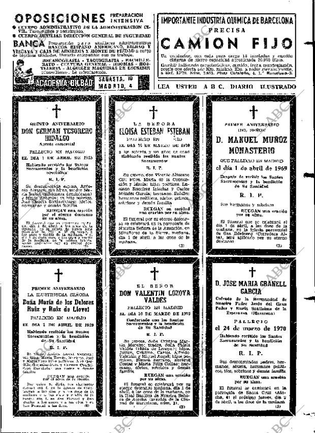 ABC MADRID 31-03-1970 página 89