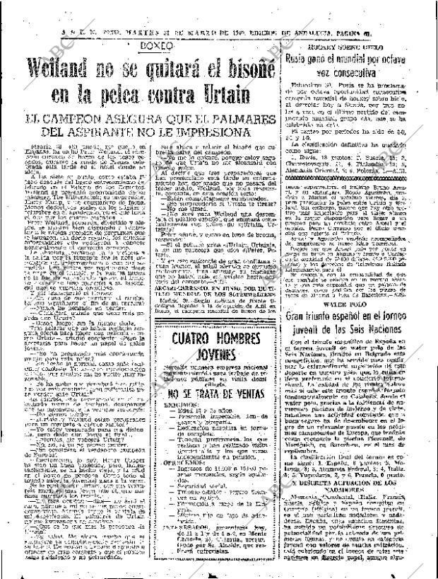 ABC SEVILLA 31-03-1970 página 61