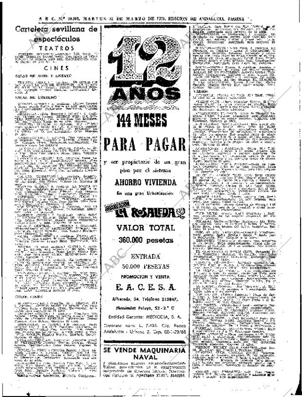 ABC SEVILLA 31-03-1970 página 75