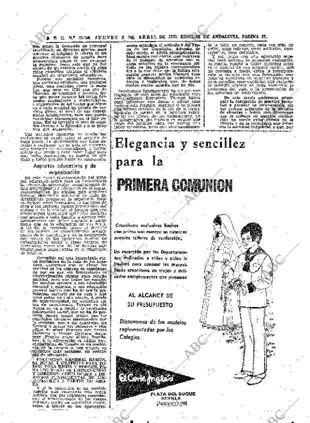 ABC SEVILLA 02-04-1970 página 17