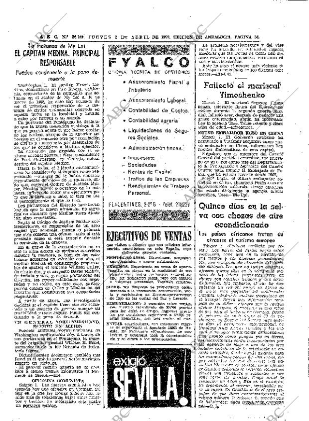 ABC SEVILLA 02-04-1970 página 26