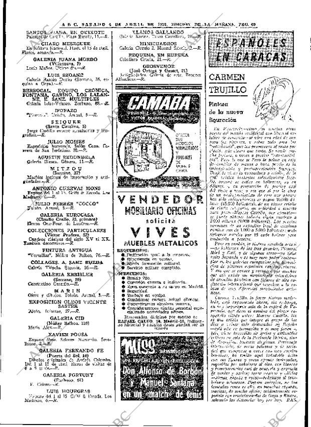 ABC MADRID 04-04-1970 página 60