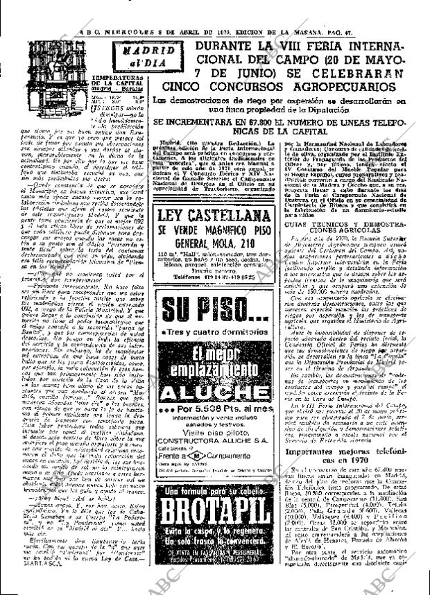 ABC MADRID 08-04-1970 página 47