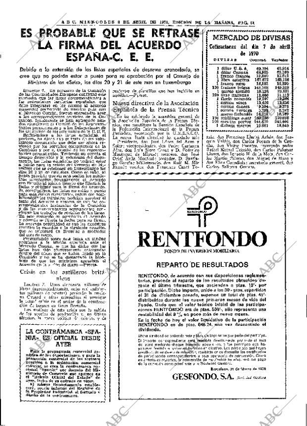 ABC MADRID 08-04-1970 página 61