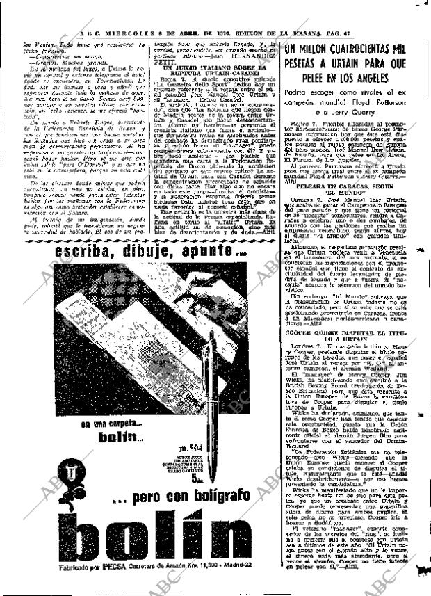 ABC MADRID 08-04-1970 página 67