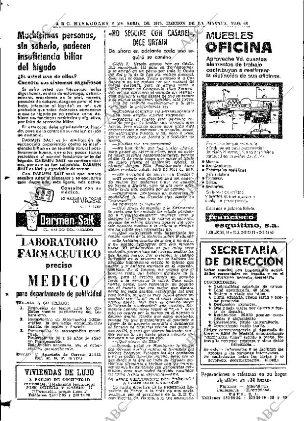 ABC MADRID 08-04-1970 página 68