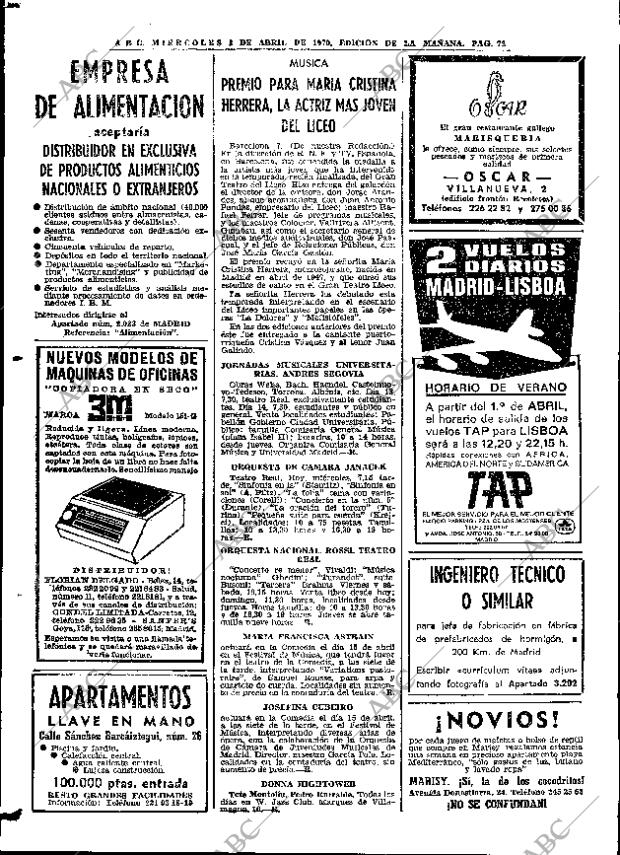 ABC MADRID 08-04-1970 página 72