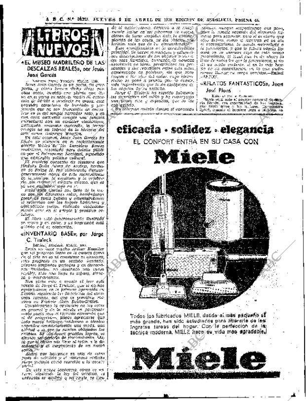 ABC SEVILLA 09-04-1970 página 45
