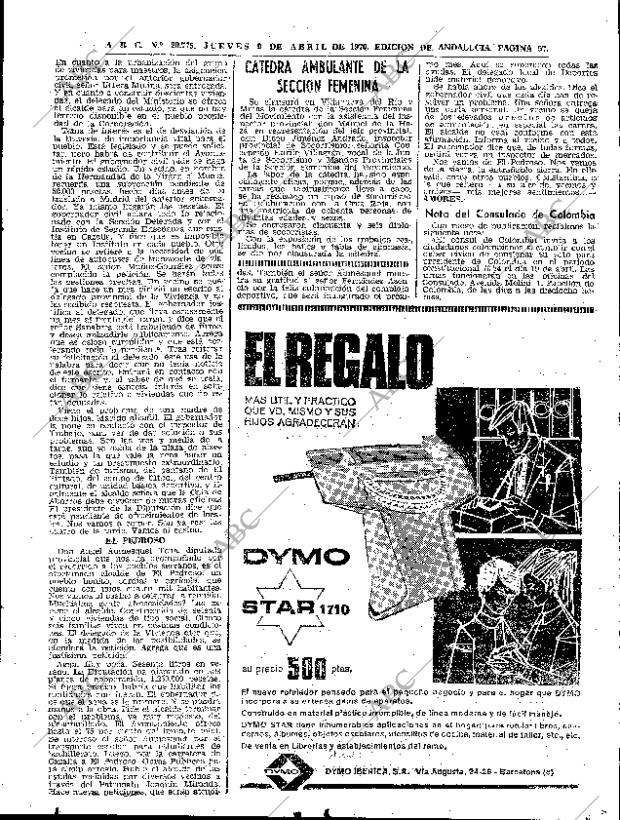 ABC SEVILLA 09-04-1970 página 57