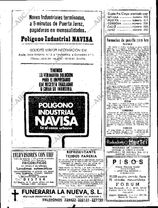 ABC SEVILLA 09-04-1970 página 74