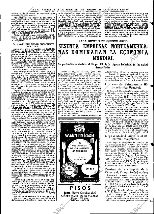 ABC MADRID 10-04-1970 página 67