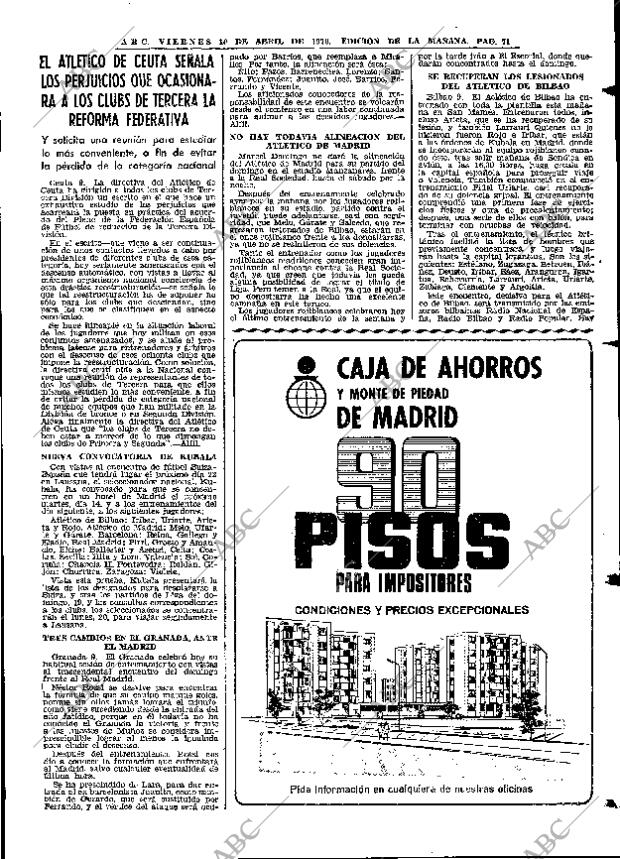 ABC MADRID 10-04-1970 página 71