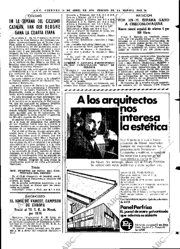 ABC MADRID 10-04-1970 página 73