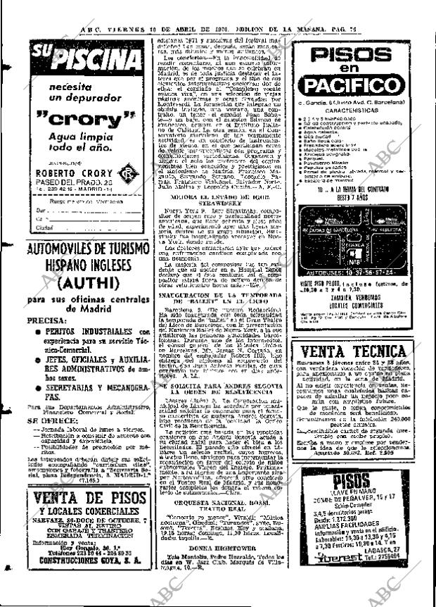 ABC MADRID 10-04-1970 página 76