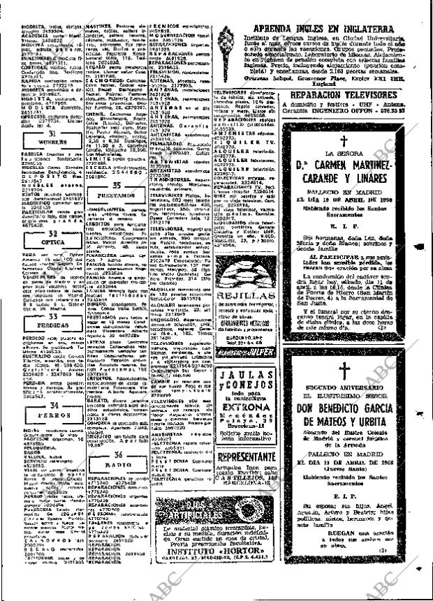 ABC MADRID 11-04-1970 página 105