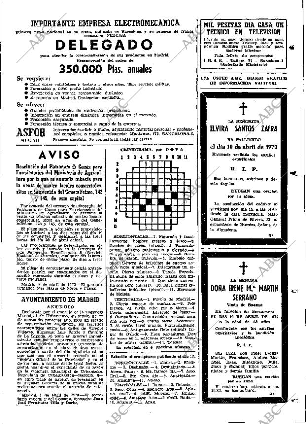 ABC MADRID 11-04-1970 página 109