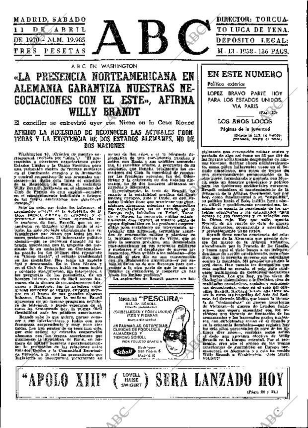 ABC MADRID 11-04-1970 página 25
