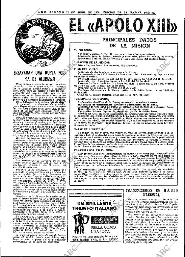 ABC MADRID 11-04-1970 página 26