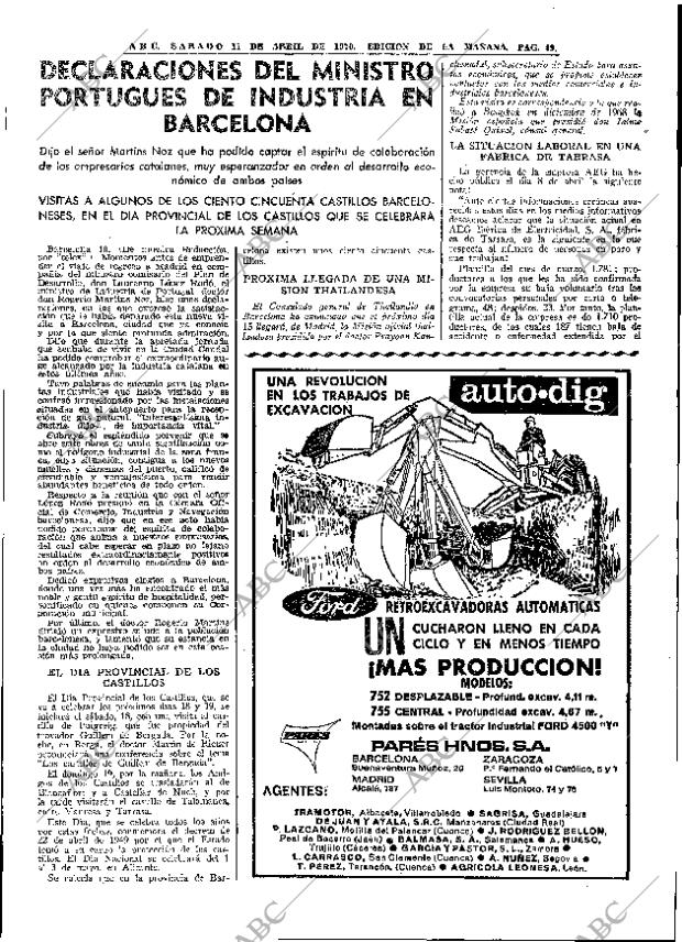 ABC MADRID 11-04-1970 página 49