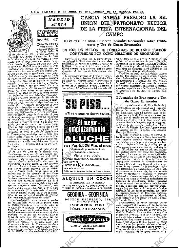 ABC MADRID 11-04-1970 página 51