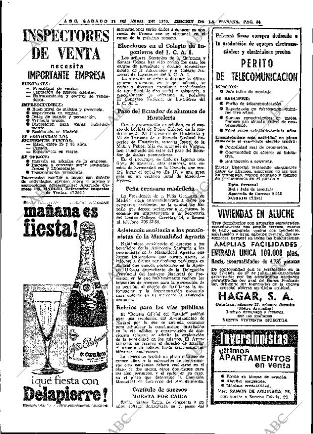 ABC MADRID 11-04-1970 página 54