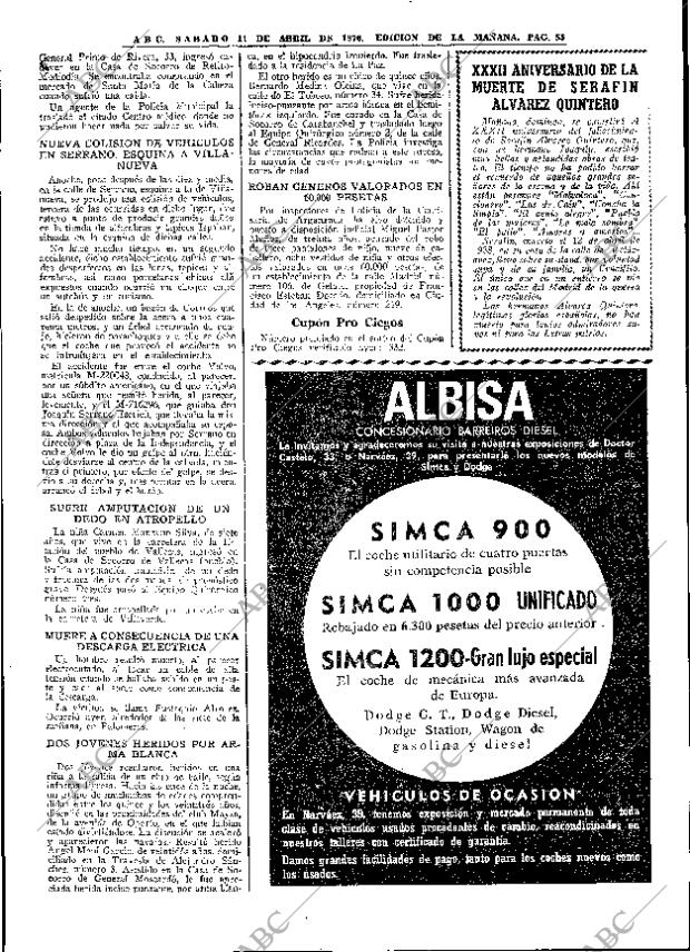 ABC MADRID 11-04-1970 página 55