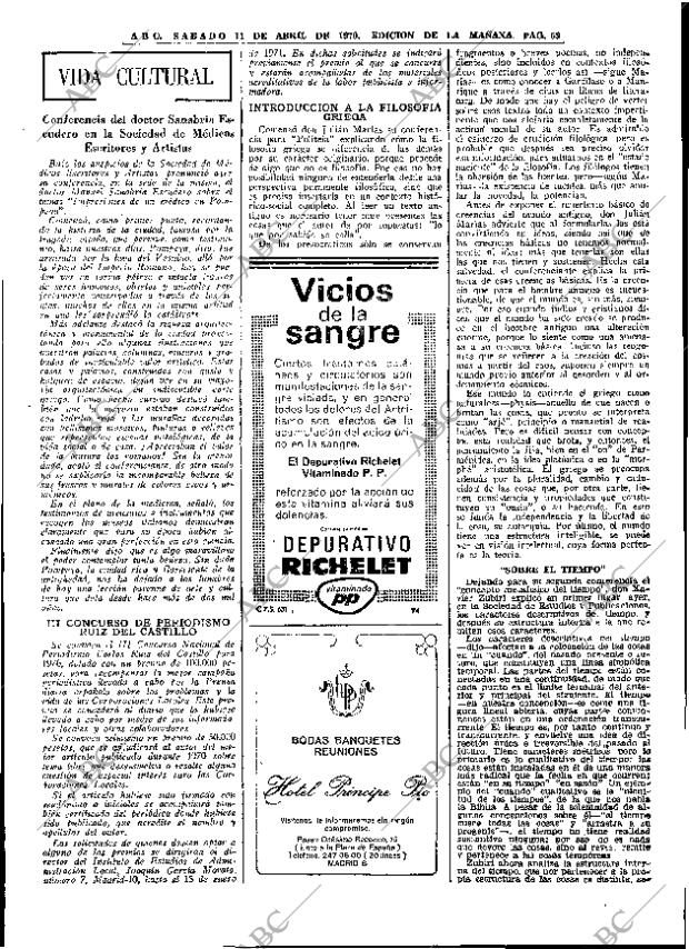 ABC MADRID 11-04-1970 página 59