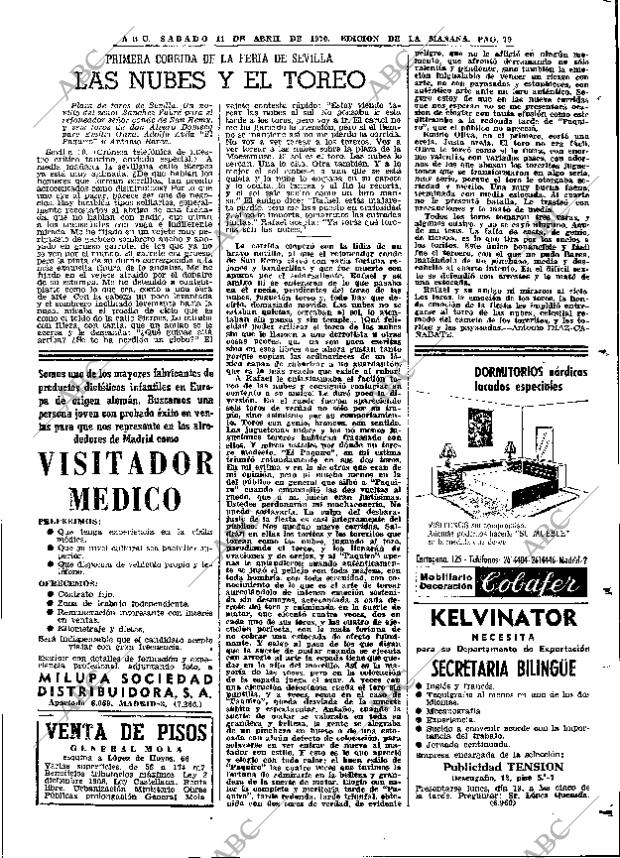 ABC MADRID 11-04-1970 página 79