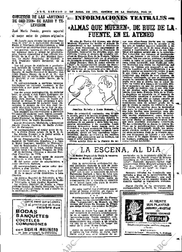 ABC MADRID 11-04-1970 página 83