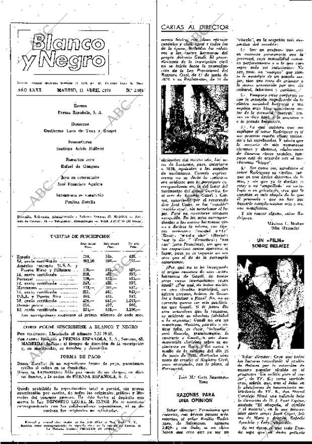 BLANCO Y NEGRO MADRID 11-04-1970 página 4