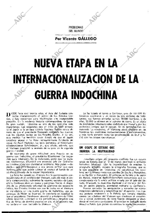 BLANCO Y NEGRO MADRID 11-04-1970 página 41