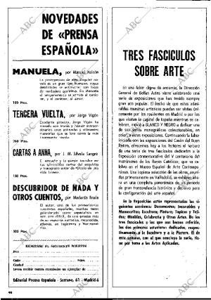 BLANCO Y NEGRO MADRID 11-04-1970 página 46