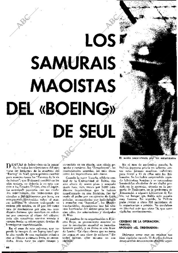 BLANCO Y NEGRO MADRID 11-04-1970 página 66