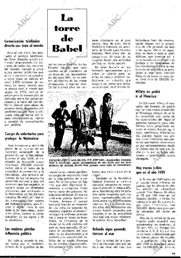 BLANCO Y NEGRO MADRID 11-04-1970 página 71