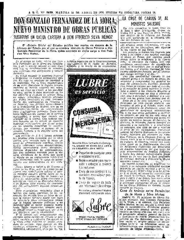 ABC SEVILLA 14-04-1970 página 31