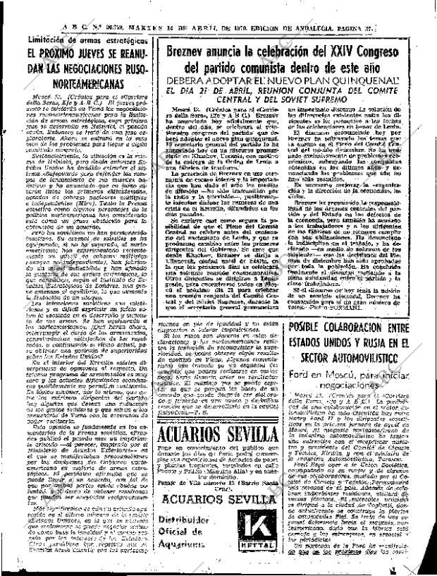 ABC SEVILLA 14-04-1970 página 35