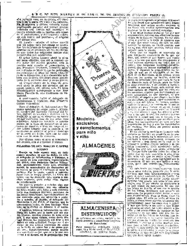 ABC SEVILLA 14-04-1970 página 46