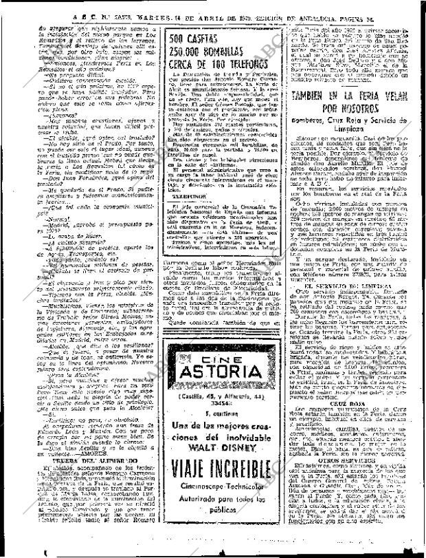 ABC SEVILLA 14-04-1970 página 52