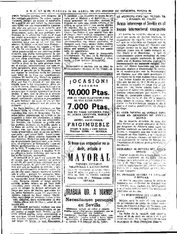 ABC SEVILLA 14-04-1970 página 60