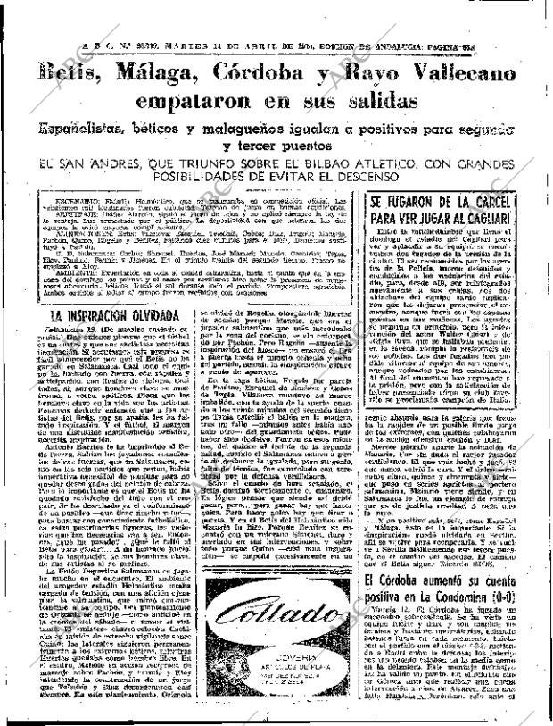 ABC SEVILLA 14-04-1970 página 63