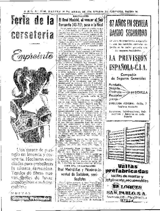 ABC SEVILLA 14-04-1970 página 68