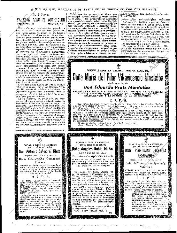 ABC SEVILLA 14-04-1970 página 72