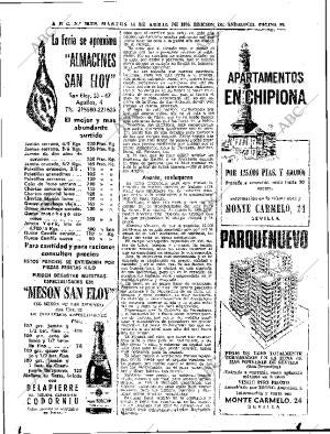 ABC SEVILLA 14-04-1970 página 84